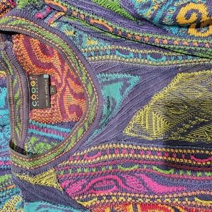 Mens Vintage Coogi Multi Color Sweater